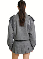Women's Fashionable Lapel-collar Short Coat