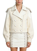 Women's Minimalist Epaulet-detail Coat