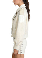 Women's Minimalist Epaulet-detail Coat