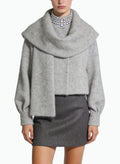 Women's Scarf-collar Short Coat