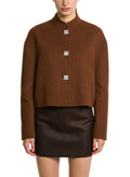 Women's Retro Button-front Short Coat