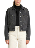Women's Button-front Denim Coat