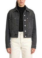 Women's Button-front Denim Coat