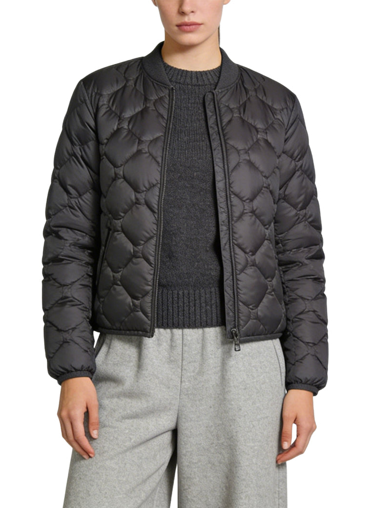 Women's Minimalist Quilted Short Coat