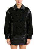 Women's Studded-detail Short Coat