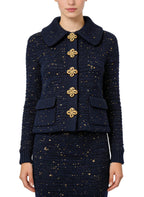Women's Gold-button Short Coat