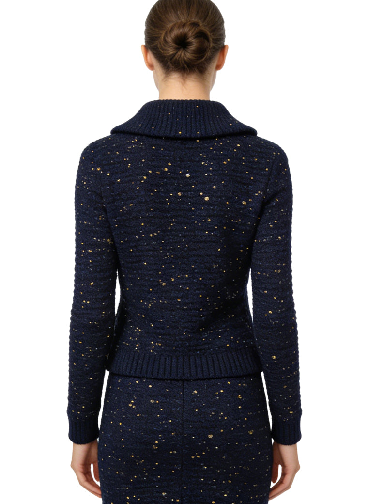 Women's Gold-button Short Coat