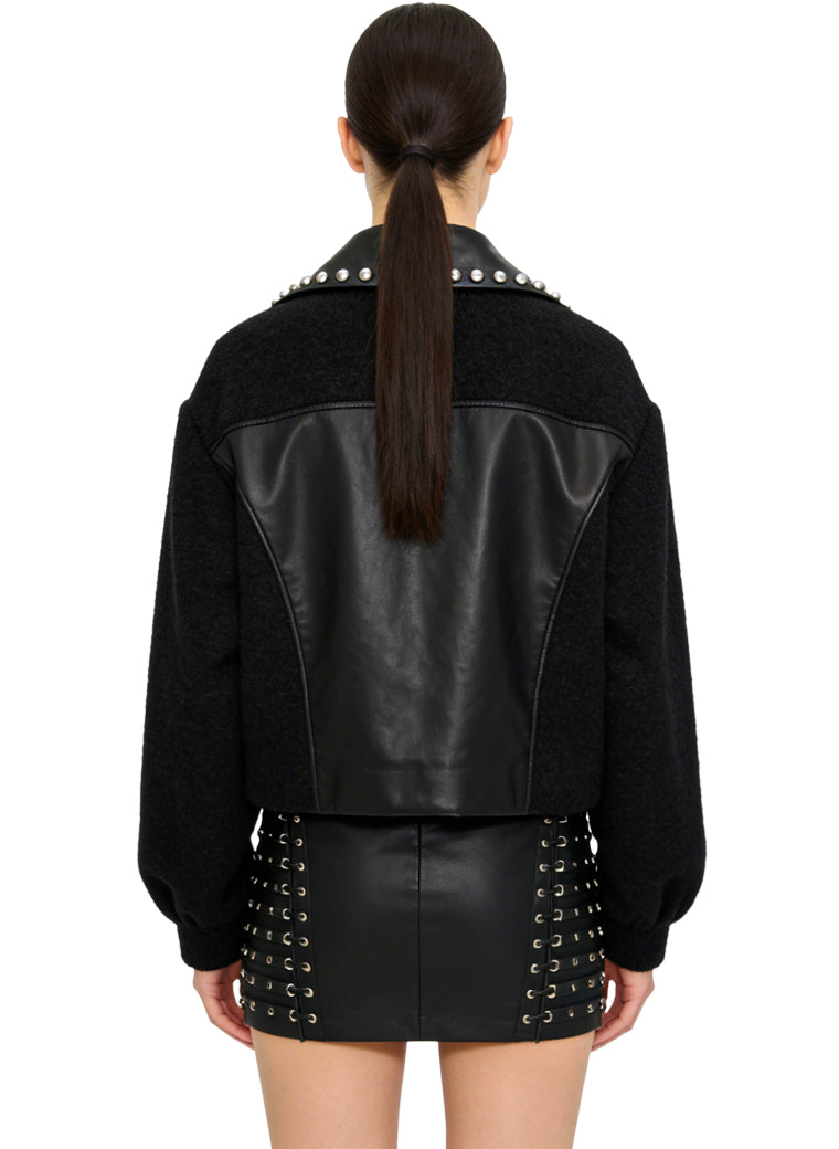 Women's Studded-detail Fashionable Coat