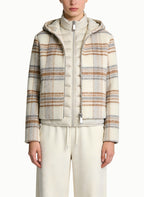 Women's Plaid Pattern Short Coat