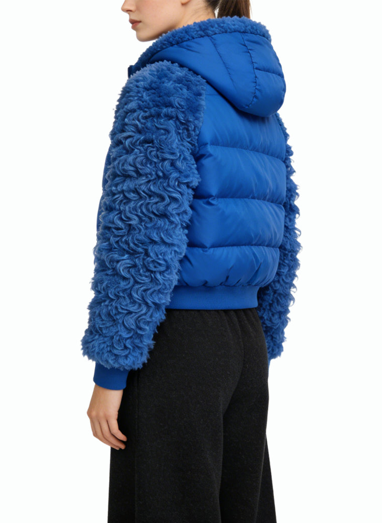 Women's Fashionable Quilted Zip-up Coat