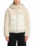 Women's Hooded Fleece-lined Zip-up Coat