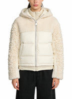 Women's Hooded Fleece-lined Zip-up Coat