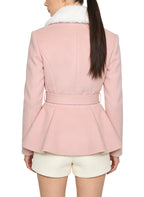 Women's Belted Waist Tailored Coat