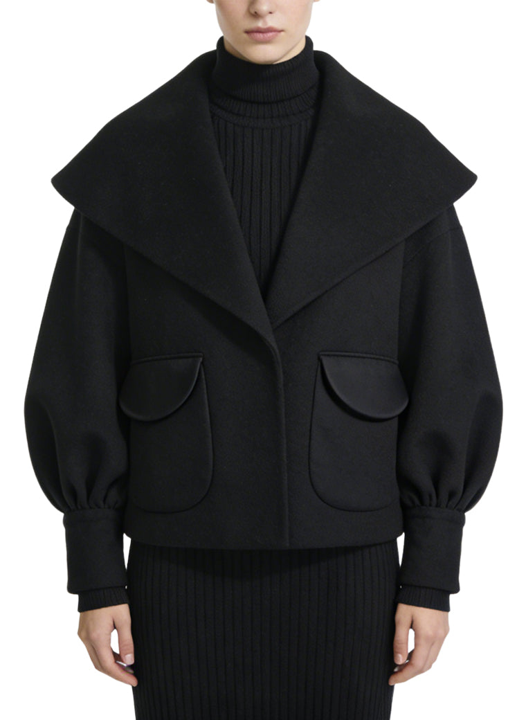 Women's Elegant Oversized Lapel Coat
