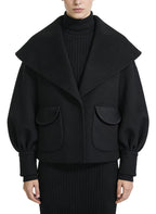 Women's Elegant Oversized Lapel Coat