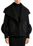 Women's Oversized Lapel Fashionable Coat