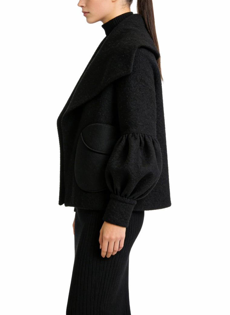 Women's Oversized Lapel Fashionable Coat