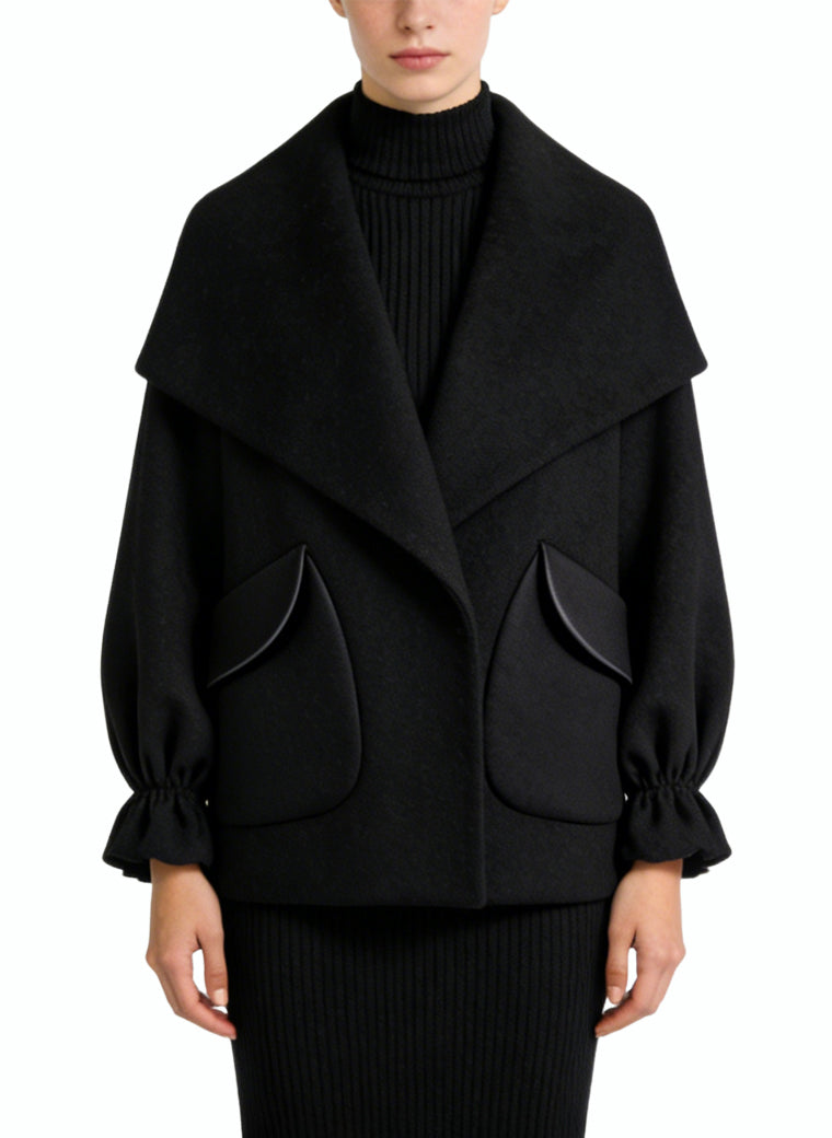 Women's Elegant Fashionable Lape Coat