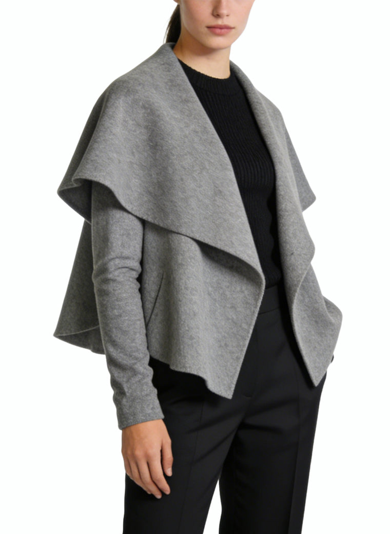 Women's High Fashion Open-front Coat