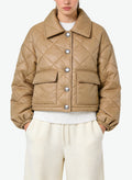 Women's Pocket-detail Utility-style Short Coat