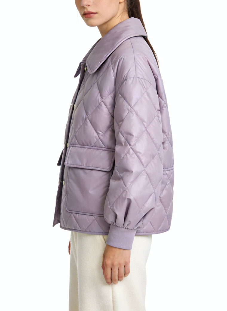 Women's Minimalist Warm Cropped Coat