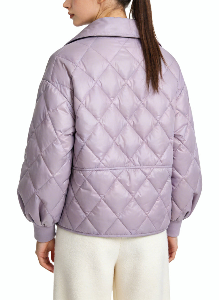 Women's Minimalist Warm Cropped Coat