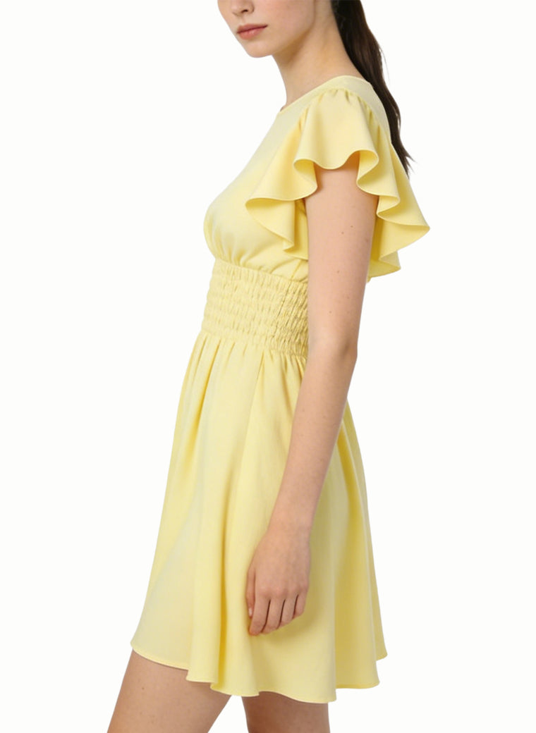 Round Neck Women's Gentle and Fresh Vacation Style Dress