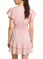 Round Neck Women's Gentle Date Style Dress