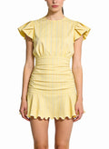 Round Neck Fresh and Youthful Style Dress