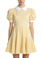 Puff Sleeve Gentle and Fresh Style Dress