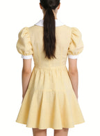 Puff Sleeve Gentle and Fresh Style Dress