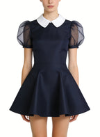 Short A-Line Skirt Elegant Dress