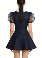 Short A-Line Skirt Elegant Dress