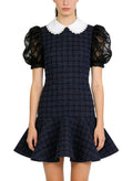 Peter Pan Collar Chanel Style Elegant Dress