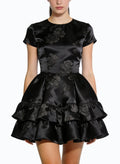 Retro Jacquard Elegant Dress for Women