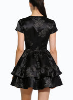 Retro Jacquard Elegant Dress for Women