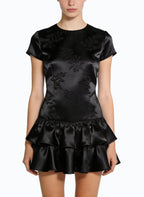Retro Jacquard Elegant Dress for Women