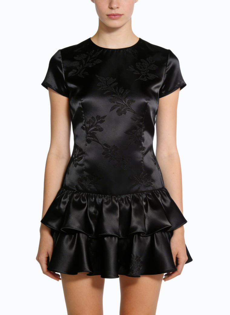 Retro Jacquard Elegant Dress for Women