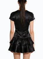 Retro Jacquard Elegant Dress for Women