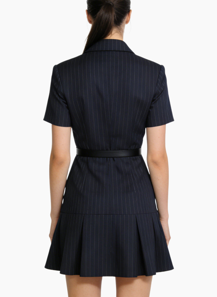Suit Collar Dress for Women's Commuter Style