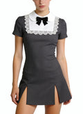 Peter Pan Collar Sweet Schoolgirl Dress for Women