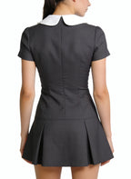 Peter Pan Collar Sweet Schoolgirl Dress for Women