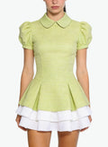Gentle Layered Skirt Dress for Women