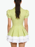 Gentle Layered Skirt Dress for Women