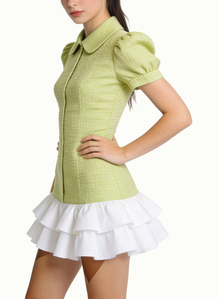 Fresh Schoolgirl Style Dress for Women