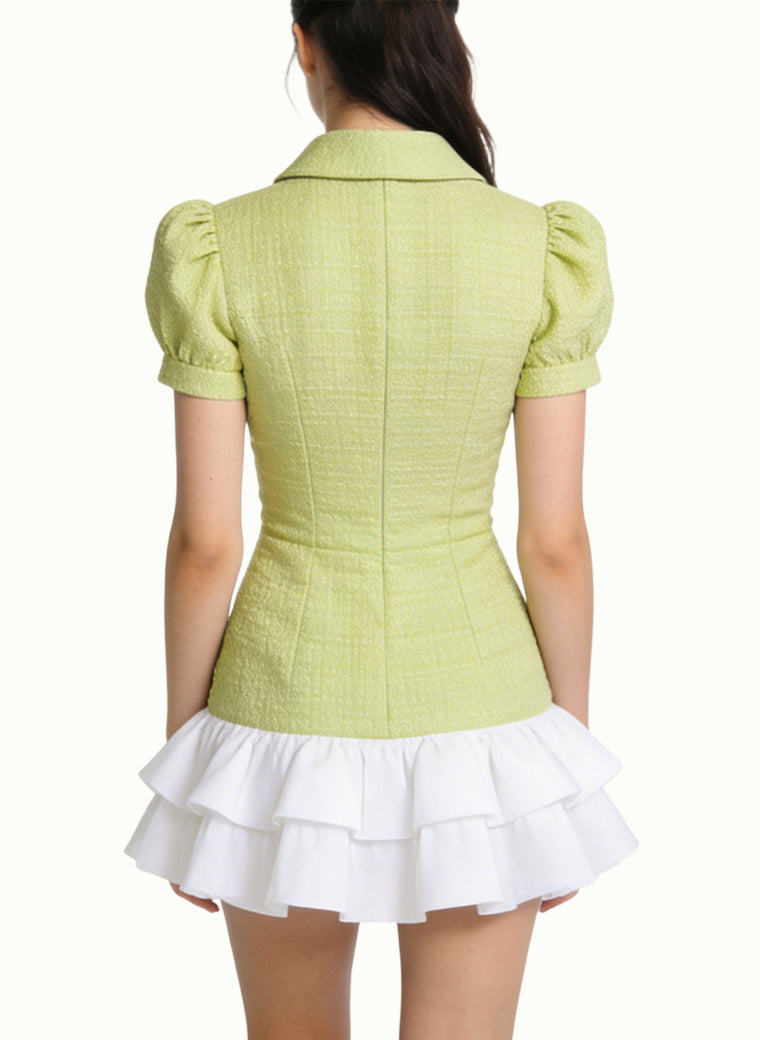 Fresh Schoolgirl Style Dress for Women