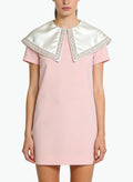 Peter Pan Collar Waist-Defining Elegant Dress for Women