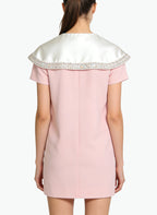 Peter Pan Collar Waist-Defining Elegant Dress for Women