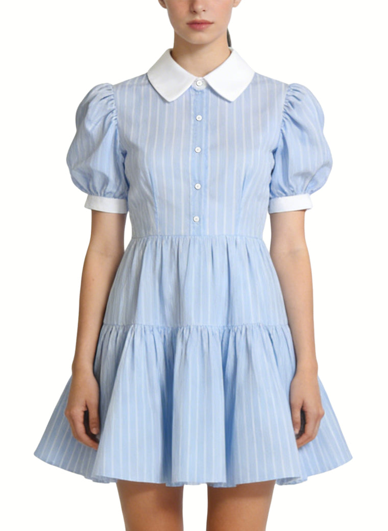 Women's Short Dress Schoolgirl Style Girl Dress