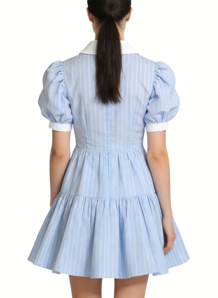 Women's Short Dress Schoolgirl Style Girl Dress